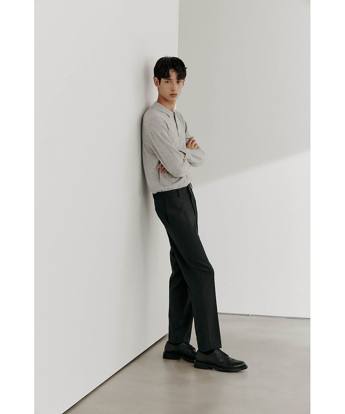 GLXY (갤럭시 라이프스타일)(GLXY (GALAXY LIFESTYLE)) GLXY [갤럭시라이프스타일][三無衣服] 셋업 팬츠  애쉬