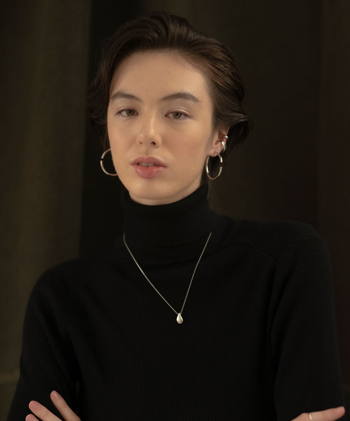 노비스도쿄(NOVICE TOKYO) 드롭 목걸이 Drop Necklace / Silver