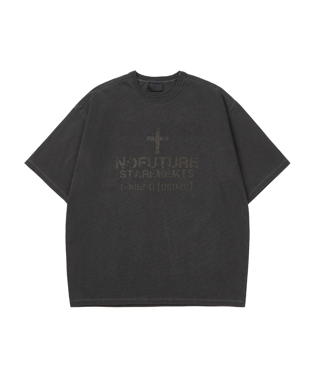 마사트(MASAT) P. No Future Short Sleeve _ Dark Gray