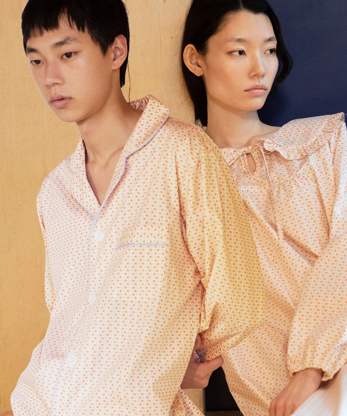 조스라운지(JO'S LOUNGE) (couple) Apricot Pajama Set + One-piece