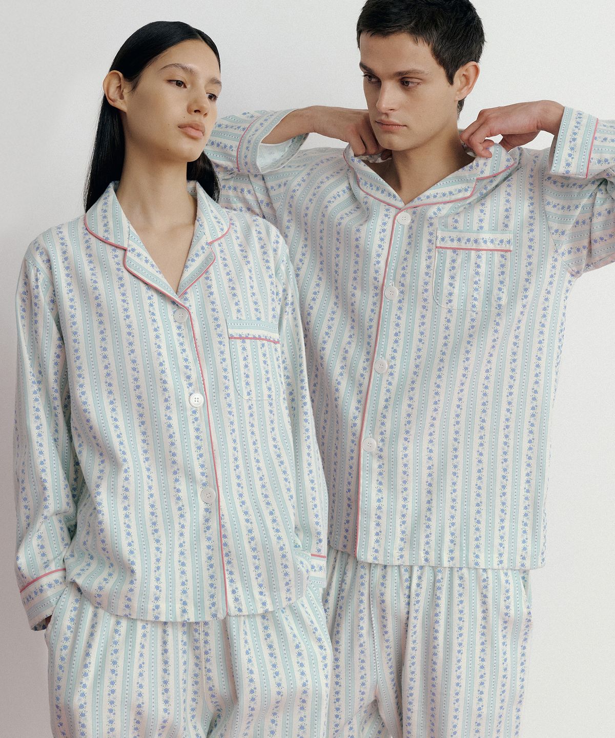 조스라운지(JO'S LOUNGE) [웜모달] (couple) Heather Pajama Set
