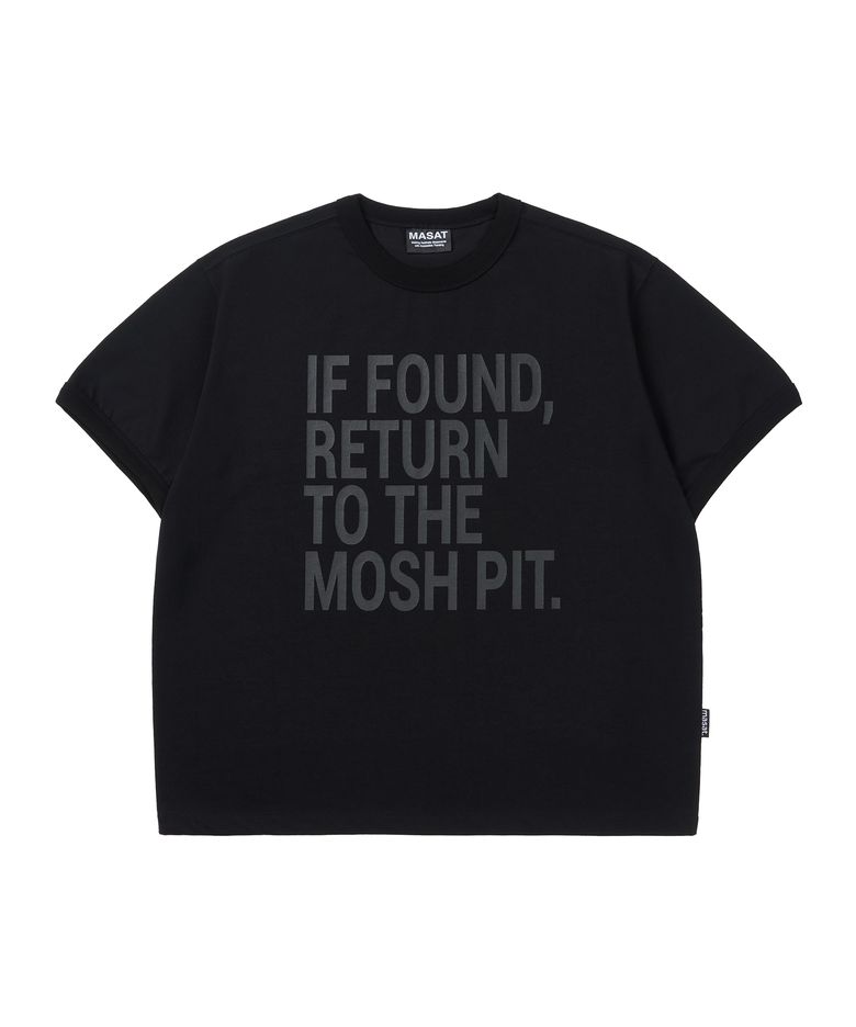 Moshpit Ringer Short Sleeve _ Black/Black