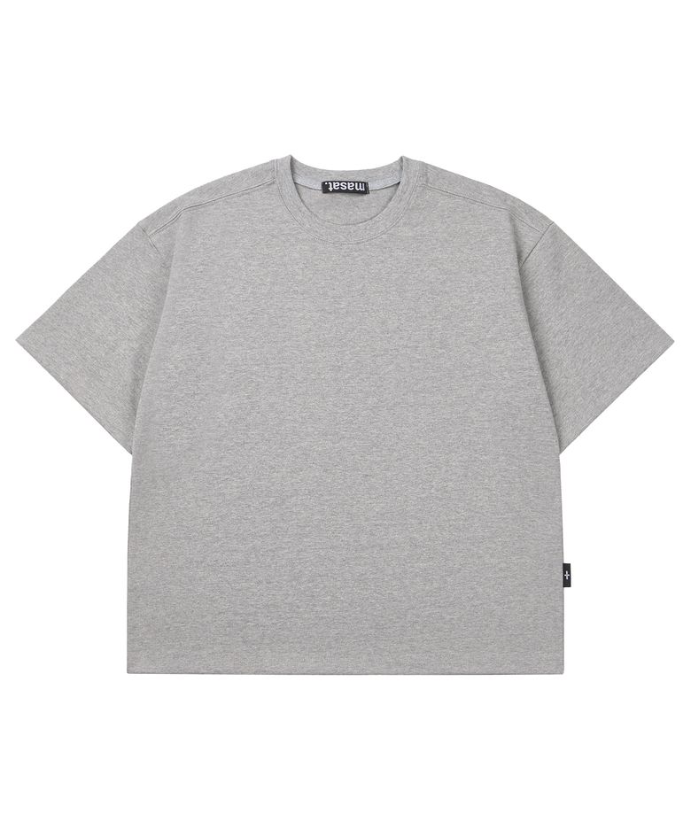 Essential Crop Short Sleeve _ Gray