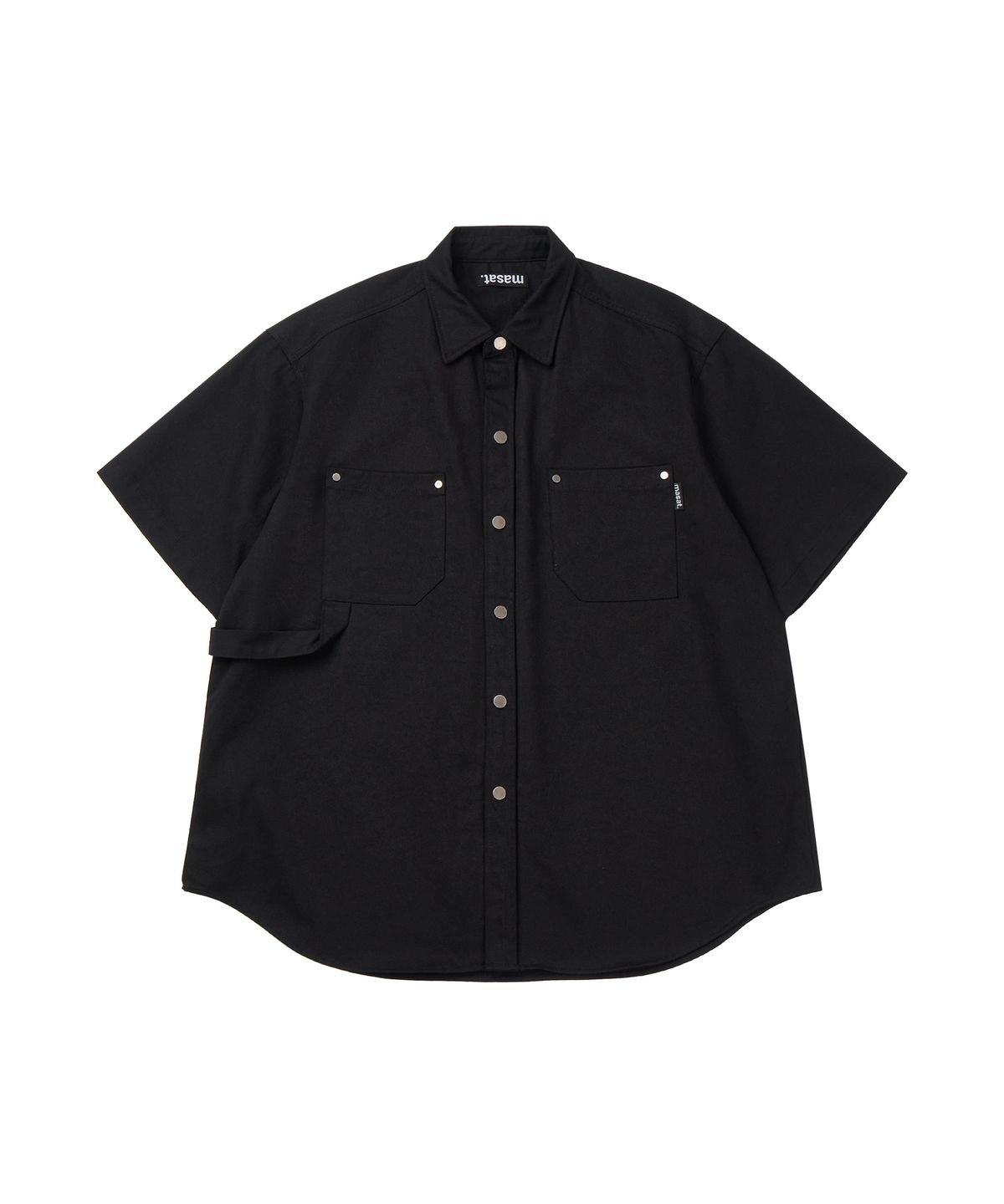 마사트(MASAT) Carpenter Work Short Sleeve Shirts _ Black