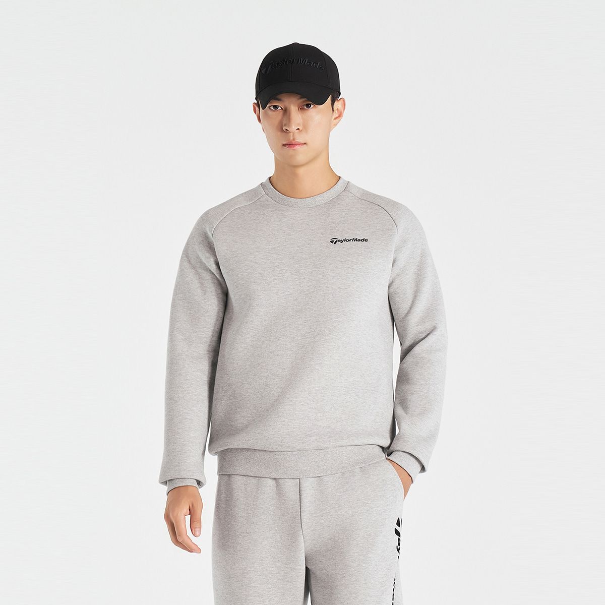 테일러메이드 어패럴(TAYLORMADE APPAREL) 남성 베이직 맨투맨 티셔츠 TTO-37HG42-193