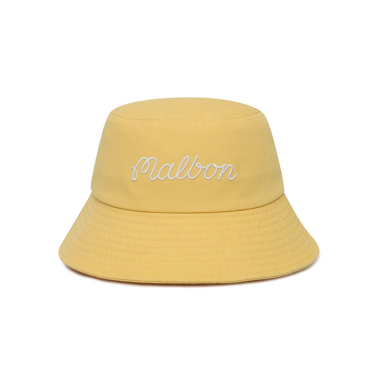 말본 골프(MALBON GOLF) 베이직 레터링 버킷햇 YELLOW
