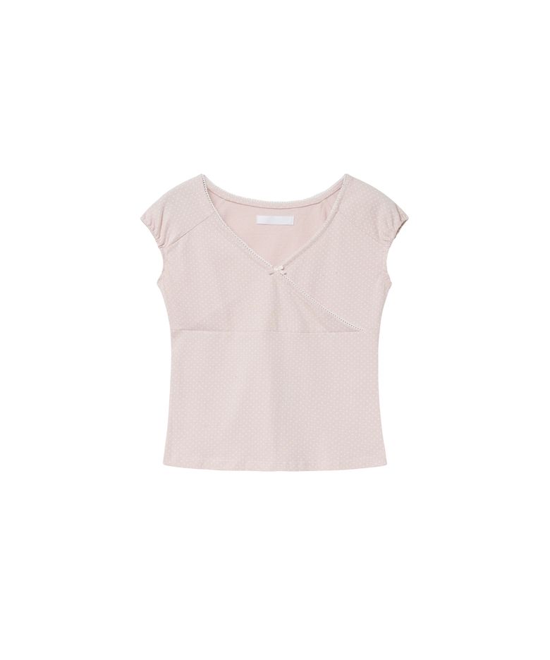 BABY DOT TOP [SOFTY PINK]
