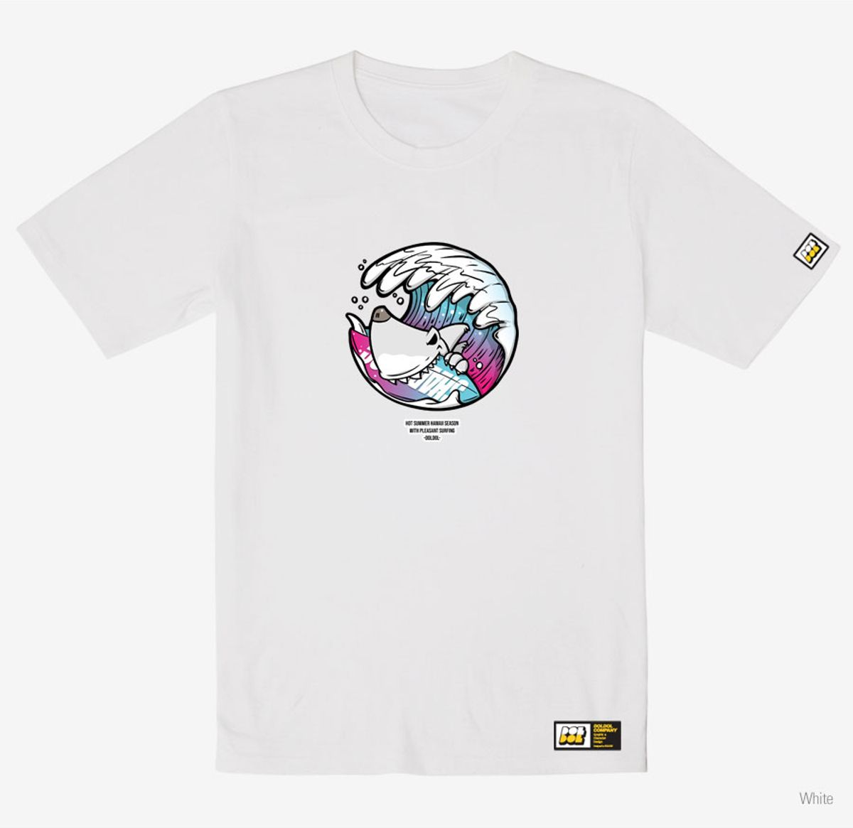 돌돌(DOLDOL) SHARK-DOG_tshirts-161 샤크독 서핑 하와이 그래픽 티셔츠 반팔티
