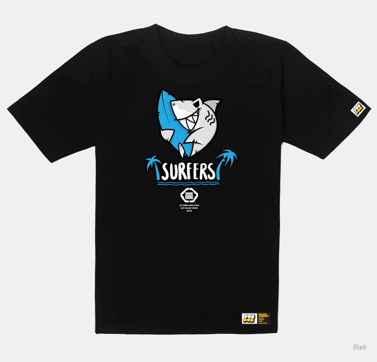 돌돌(DOLDOL) SHARK-DOG_tshirts-162 샤크독 서핑 하와이 그래픽 티셔츠 반팔티