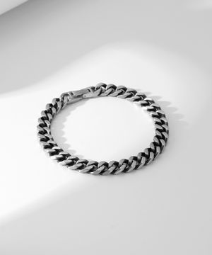 TJB1006 어반 스틸 커브 팔찌