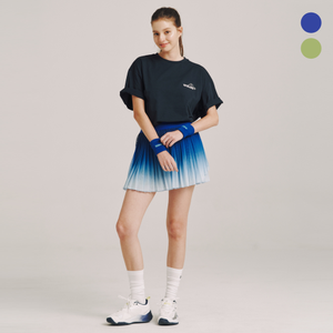 더블메쉬 옴브레 스커트 W (2color)