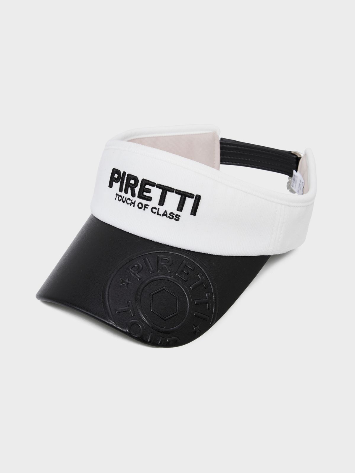 피레티(PIRETTI) 레더믹스 모던 바이저_Black