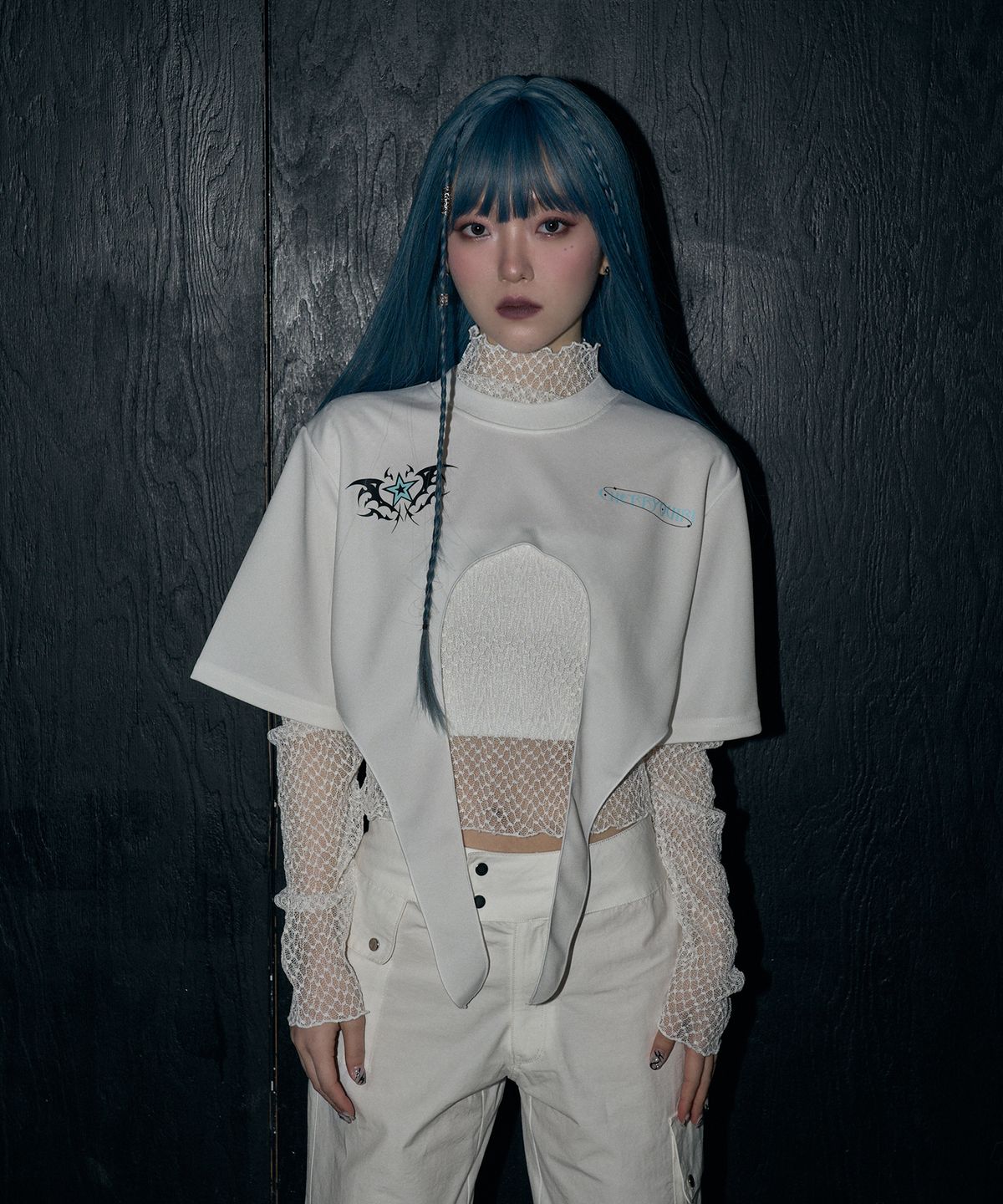 체리퀴리(CHERRYQUIRI) angel number layered top set - ivory