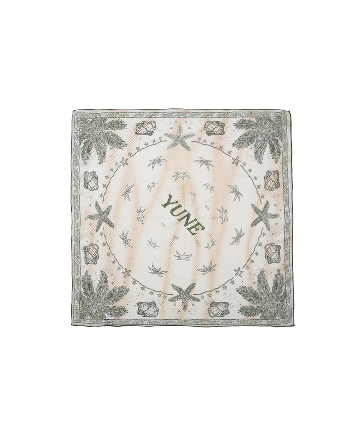 유네(YUNE) Island Bandana_[Khaki]