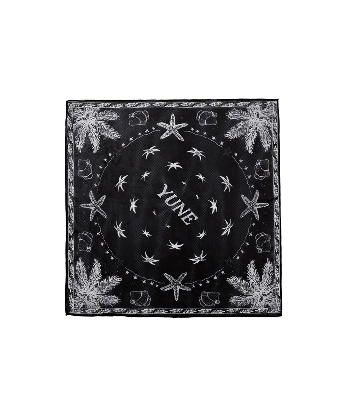 유네(YUNE) Island Bandana_[Black]