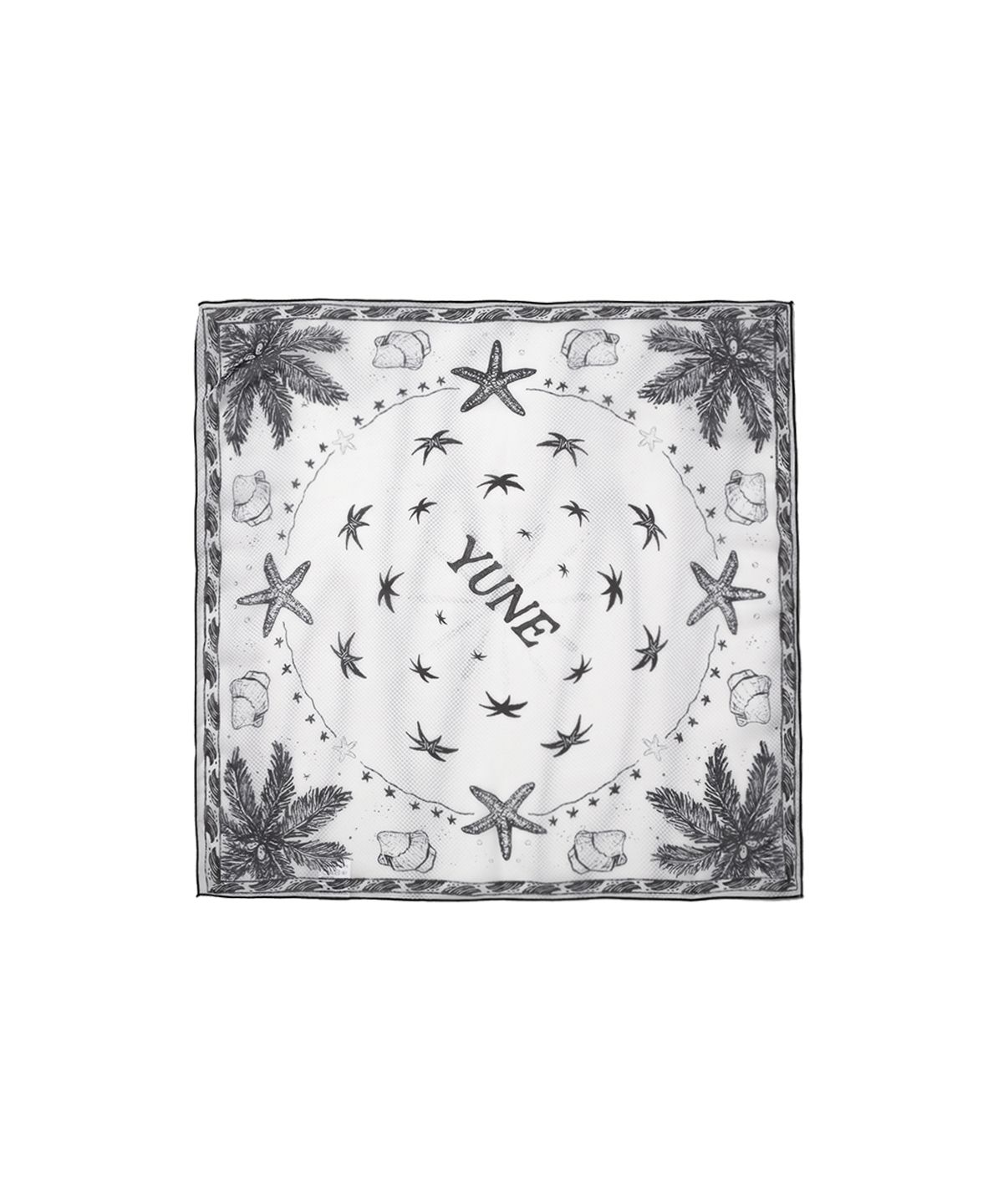 유네(YUNE) Island Bandana_[White]