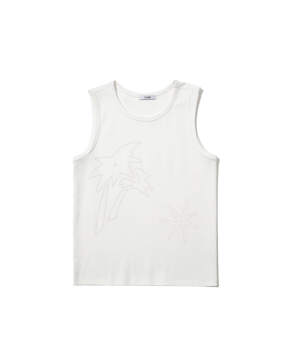 유네(YUNE) Sun Signal Sleeveless_[White]