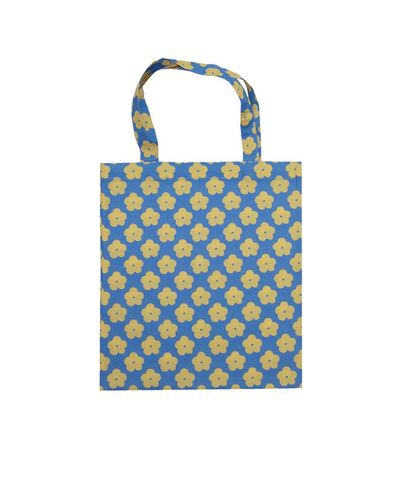 플라워 미니 토트백 Flower Mini tote Bag - BLUE