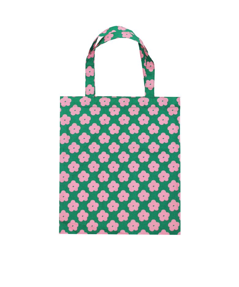 플라워 미니 토트백 Flower Mini tote Bag - GREEN