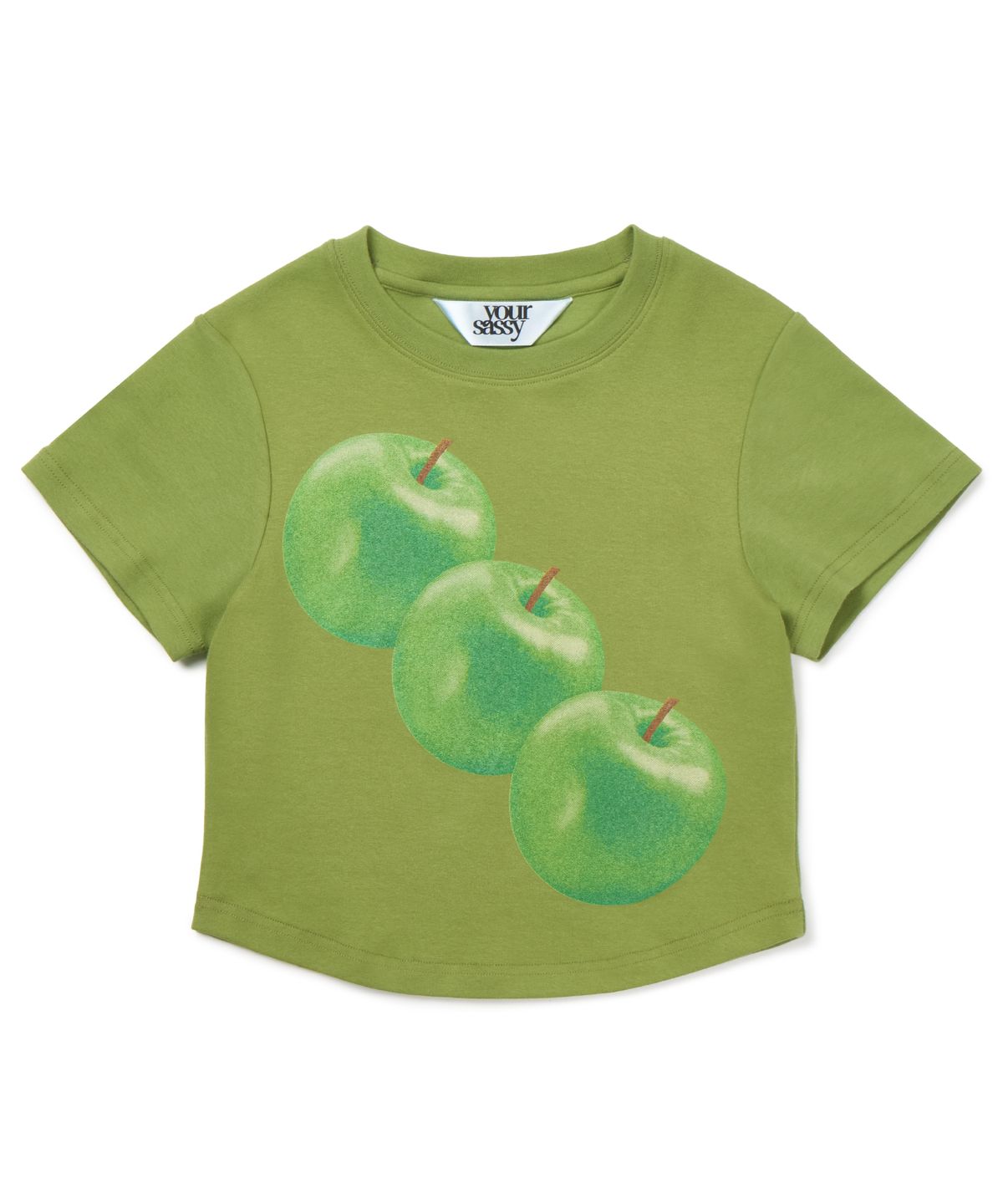 유얼쎄시(YOUR SASSY) Fruit Fade Tee (GREEN APPLE)