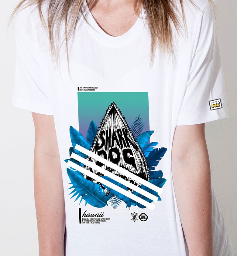 SHARK-DOG_tshirts-163 샤크독 서핑 하와이 그래픽 티셔츠 반팔티