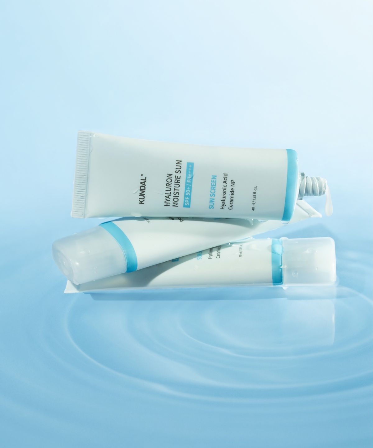 쿤달(KUNDAL) 히알루론 수분 선크림 40ml 2구