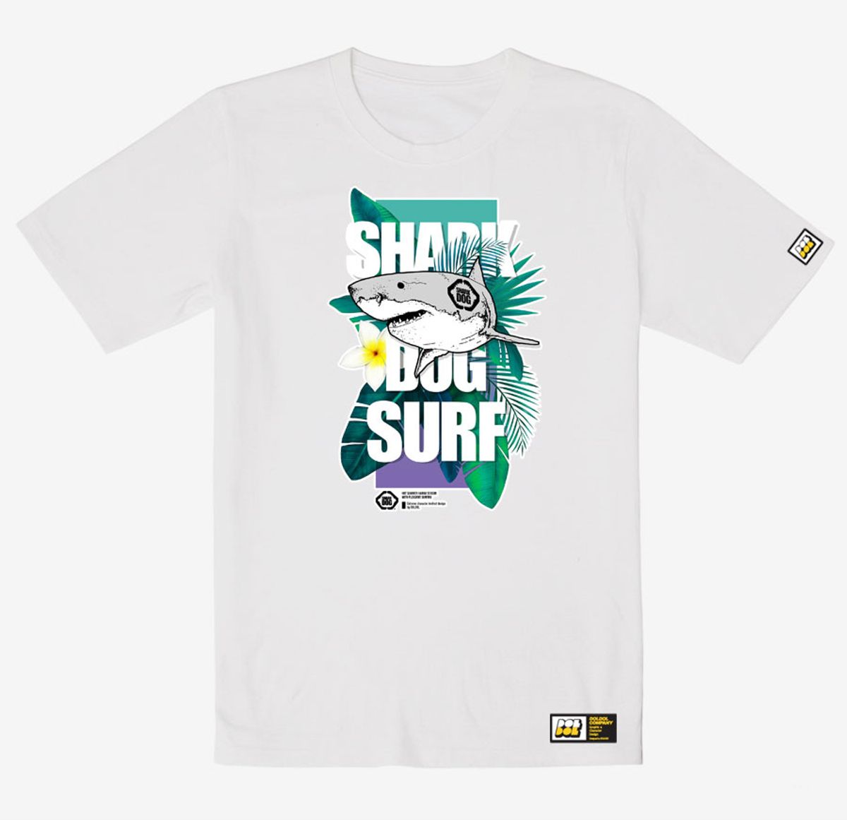 돌돌(DOLDOL) SHARK-DOG_tshirts-165 샤크독 서핑 하와이 그래픽 티셔츠 반팔티