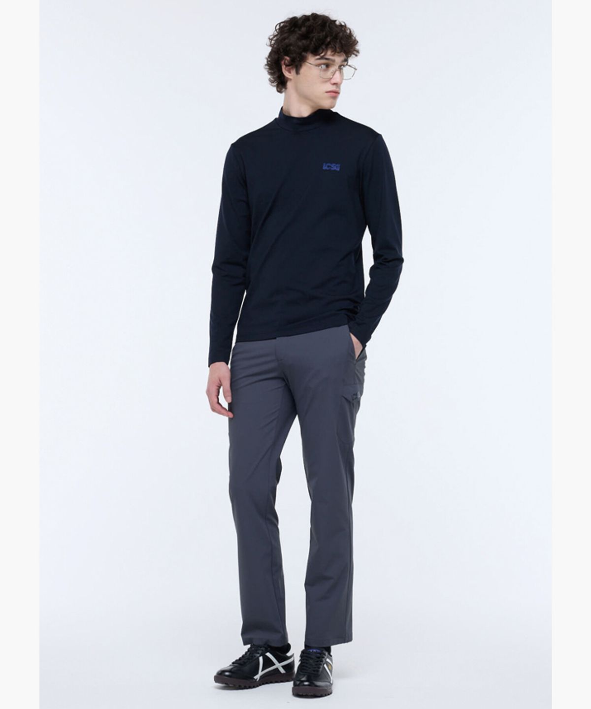 르꼬끄 골프(LECOQ GOLF) 남성 사이드 포켓 스트레이트 팬츠 (GQ321MPT81)