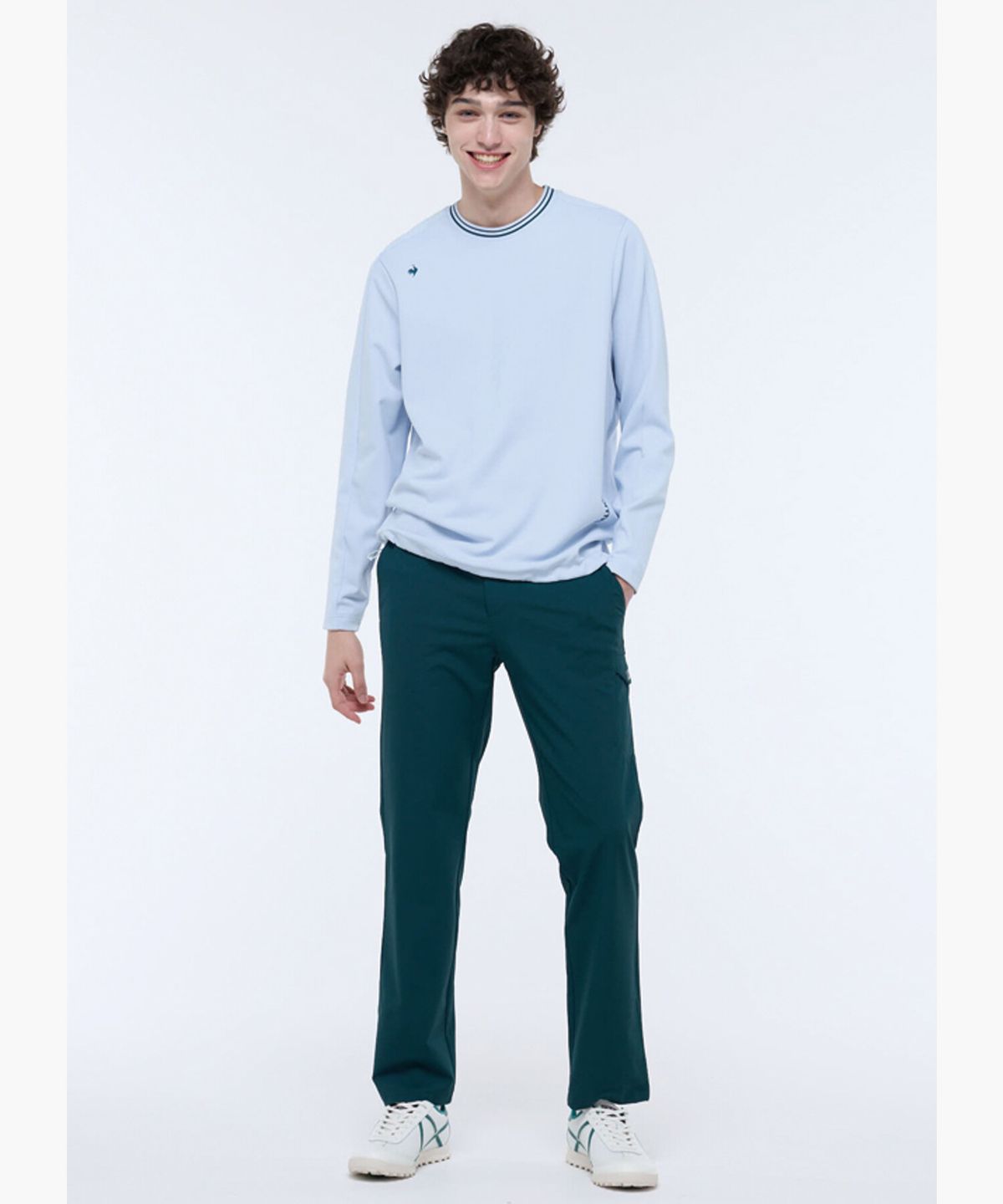 르꼬끄 골프(LECOQ GOLF) 남성 사이드 포켓 스트레이트 팬츠 (GQ321MPT81)