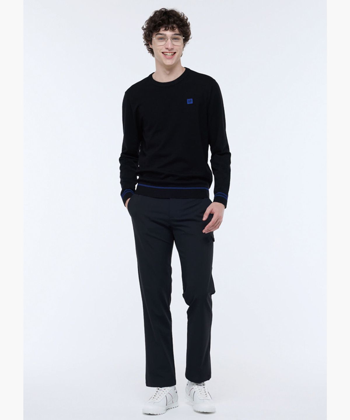 르꼬끄 골프(LECOQ GOLF) 남성 사이드 포켓 스트레이트 팬츠 (GQ321MPT81)