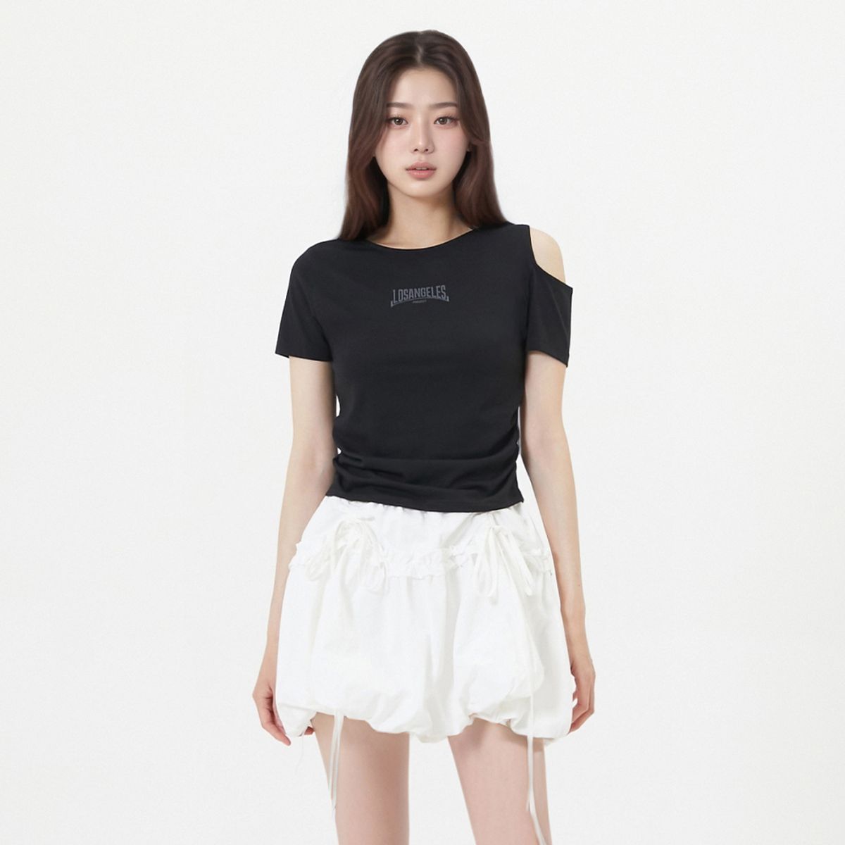 랩(LAP) 원숄더 셔링티셔츠 AR2CT567