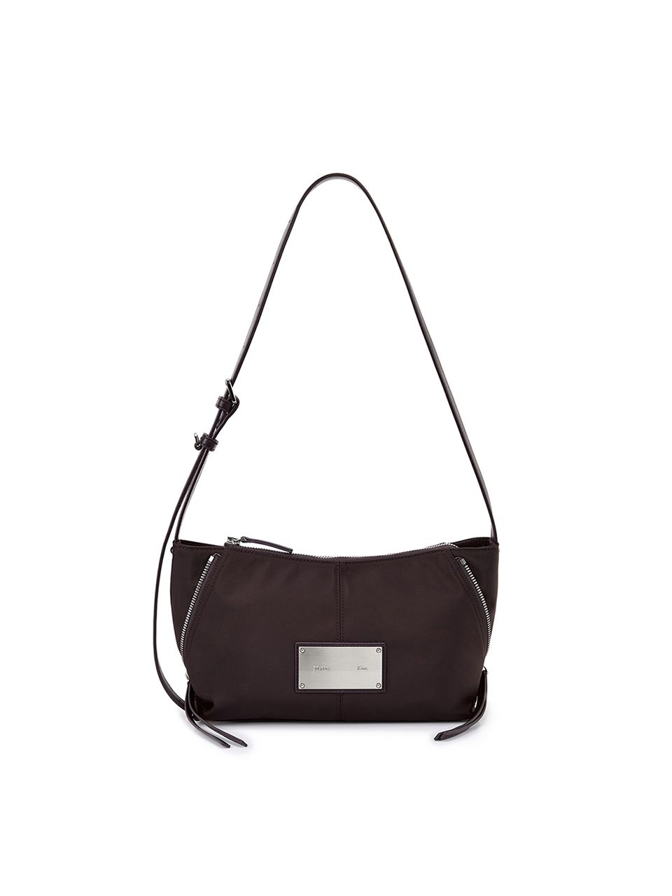 MUSINSA | MATIN KIM SIDE ZIPPER FABRIC TWO WAY BAG IN WINE