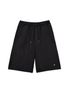 BACK POCKET GLITTER BERMUDA SWEATPANTS FOR MEN IN BLACK