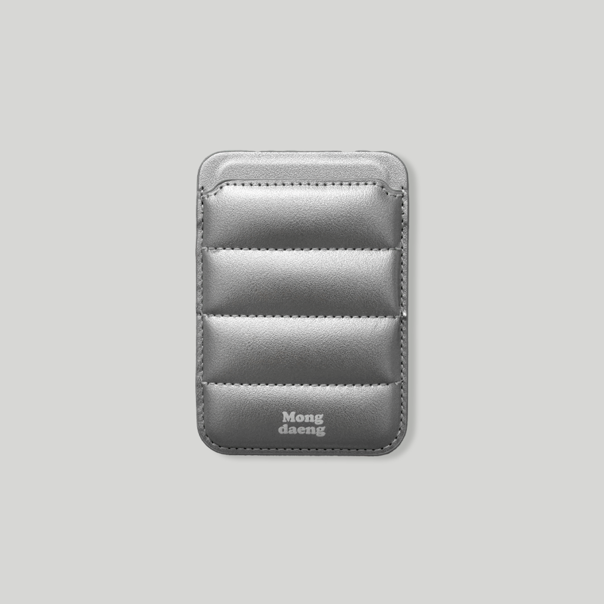 몽댕(MONGDAENG) Padding magsafe card case 패딩 맥세이프 카드케이스
