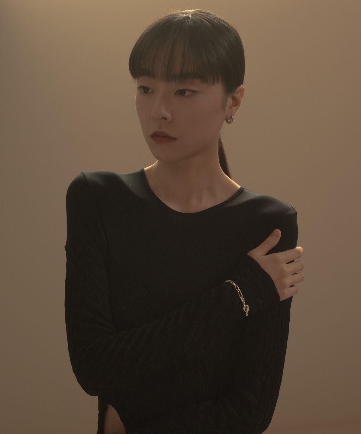 노비스도쿄(NOVICE TOKYO) 뉘앙스 맨틀 체인 팔찌 Nuance Mantel Chain Bracelet / Silver