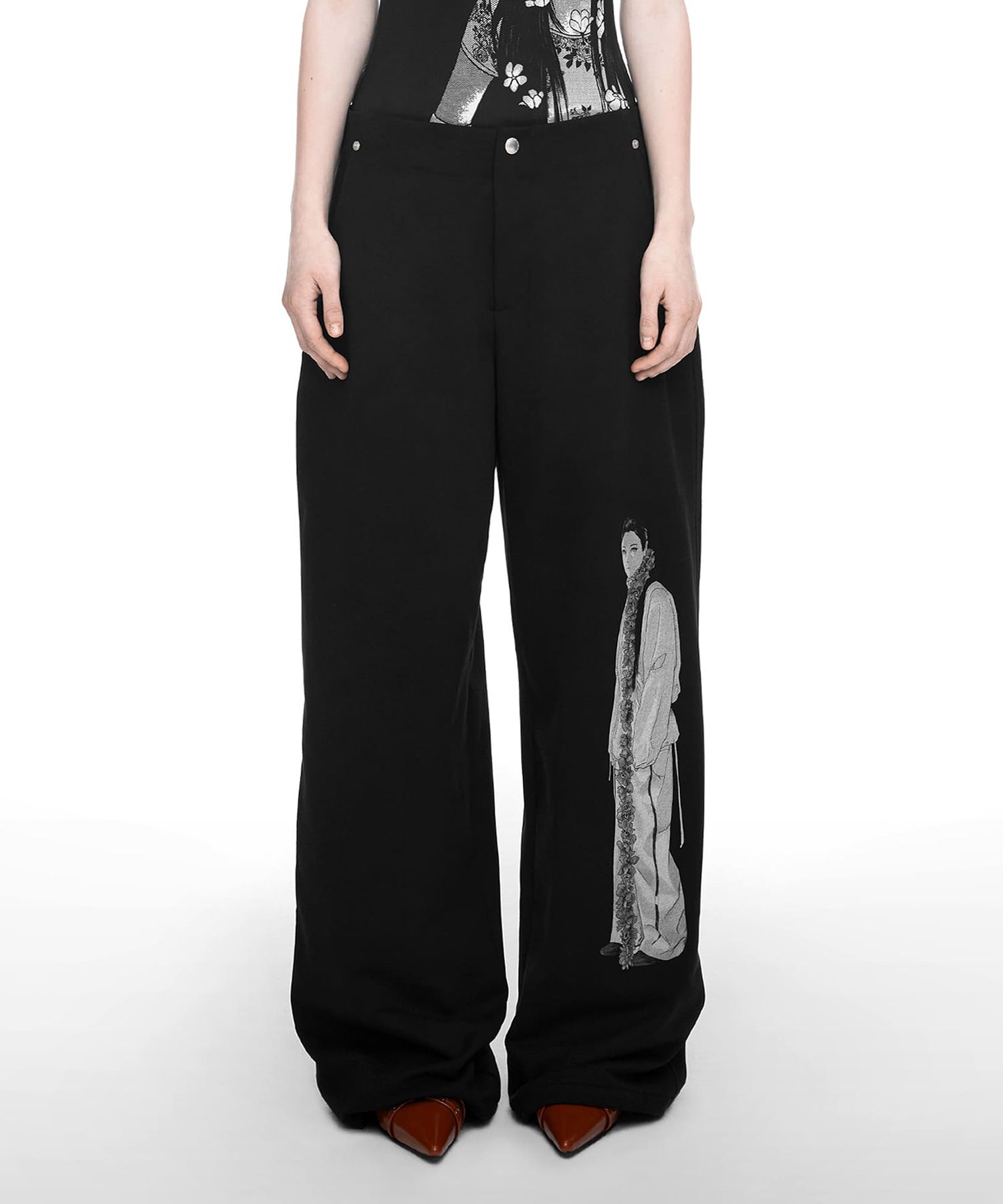 [NACHE] DRAWING SWEAT PANTS /追跡付 MUSINSA公式 | NACHE DRAWING SWEAT PANTS (UNISEX) BLACK