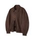 87-STAN009 [리뉴얼] 스탠다드 블루종 스웨이드 자켓 다크브라운