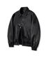 87-STAN009 [리뉴얼] 스탠다드 블루종 레더 자켓 블랙