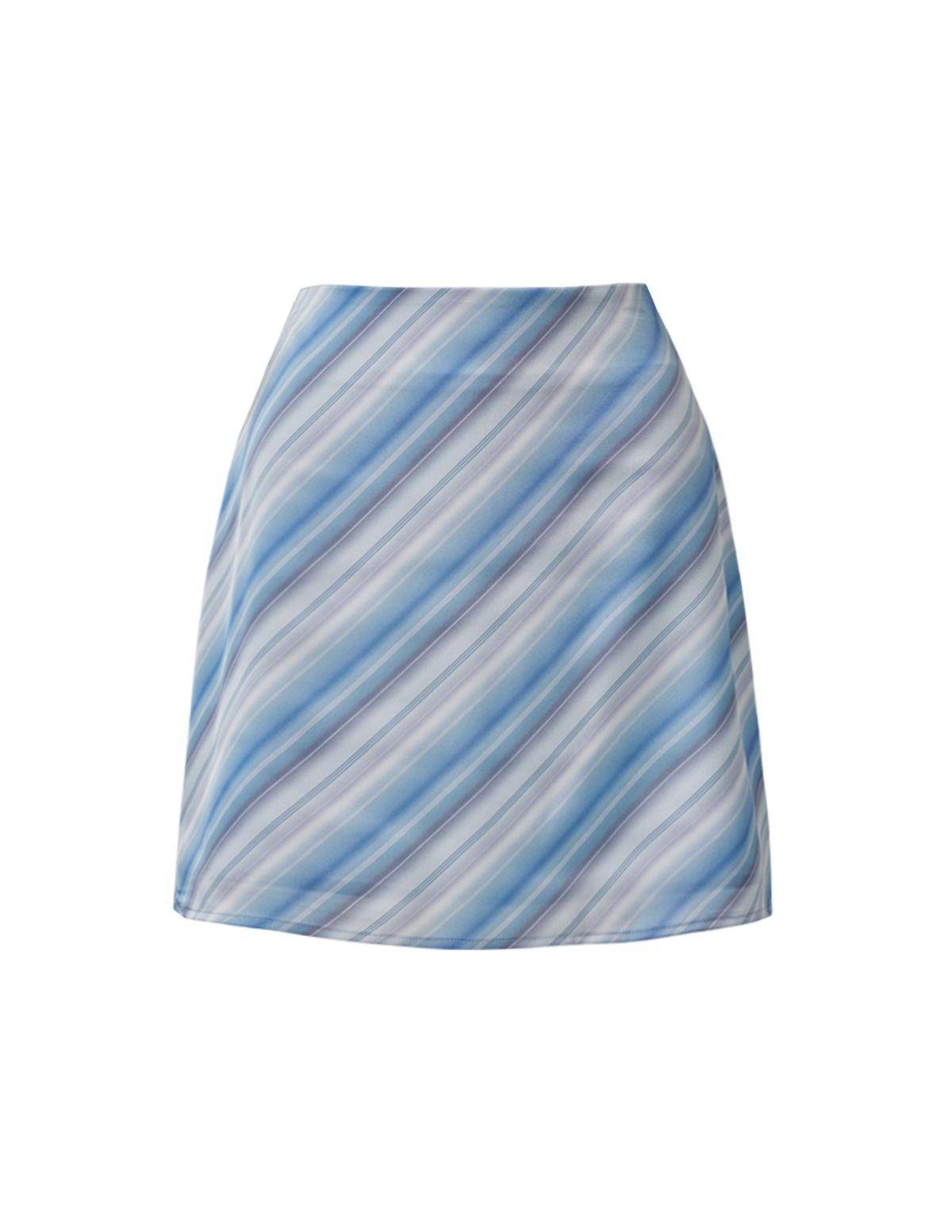 신스레터스(SHINS LETTERS) Wavy Stripe Skirt