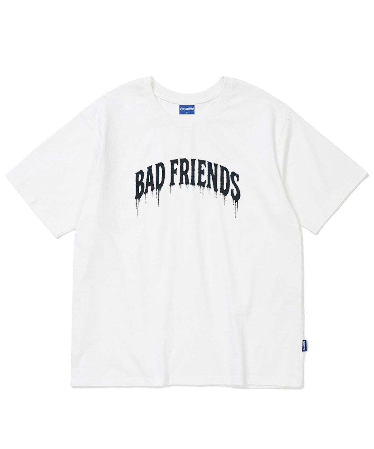 로얄라이프(ROYALLIFE) 아치 로고 오버핏 반팔티 (RL2571 Arch Logo Oversized Tee) - WHITE