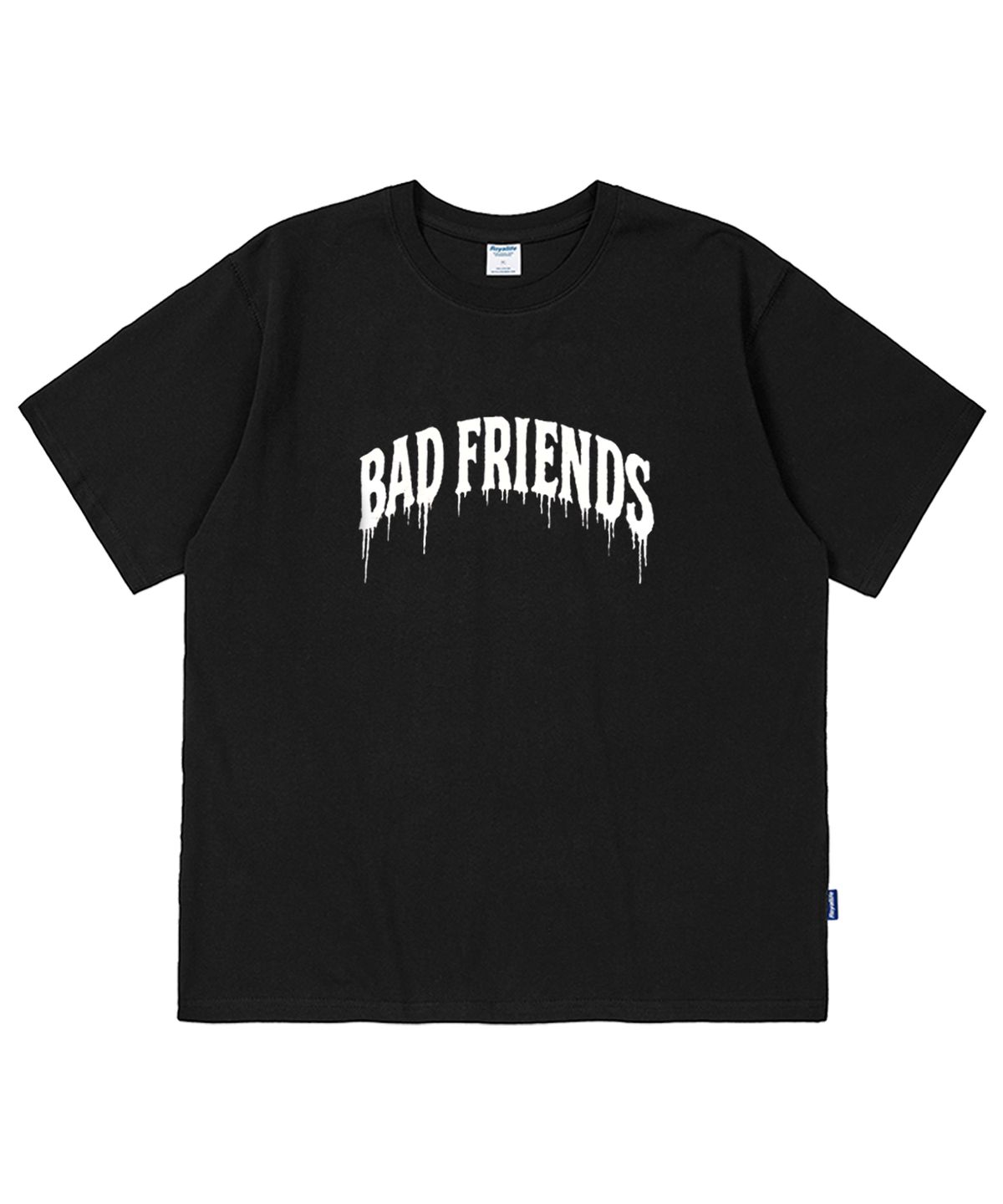 로얄라이프(ROYALLIFE) 아치 로고 오버핏 반팔티 (RL2571 Arch Logo Oversized Tee) - Black
