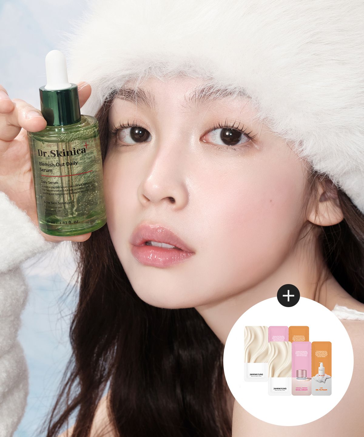자민경(JAMINKYUNG) 닥터스키니카 플러스 블레미쉬 아웃 데일리 세럼 48ml [증정: 오일투폼 1ml+달팽이크림 1ml 체험분 2매]