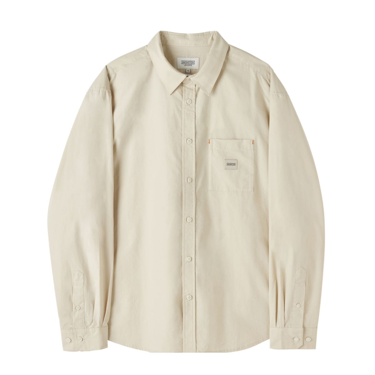 브롬톤 런던(BROMPTON LONDON) SOLID POCKET SHIRT - CREAM (P253MSH401)
