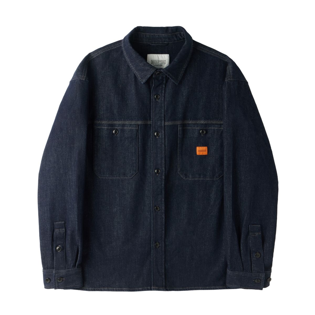 브롬톤 런던(BROMPTON LONDON) 1975 DENIM SHIRT - INDIGO (P253USH402)