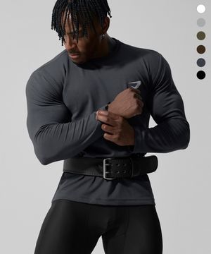 슬럽 코튼 머슬핏 롱 슬리브_6color