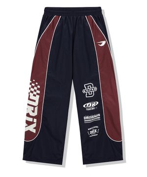 배색 파이핑 레이싱 팬츠_네이비