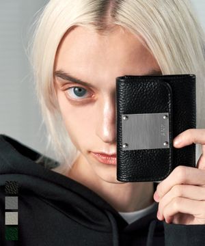 ANP 메탈 로고 아코디언 지갑 4COLOR