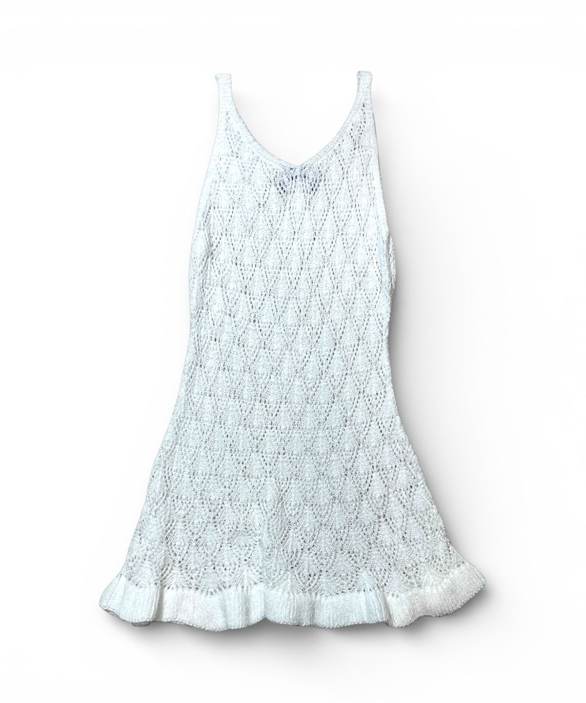 본슬리피(BORN SLIPPY) Crochet Knit Dress (Ivory)