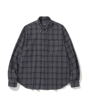 THOMPSON GARMENT DYED DOWN CHECK SHIRT #1