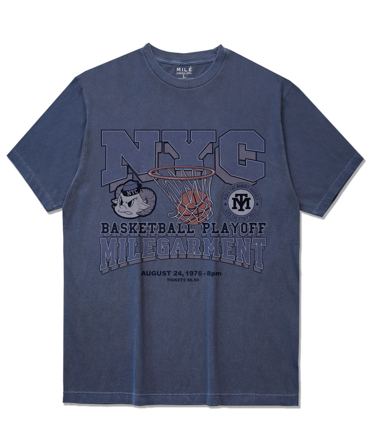 더마일(THEMILE) MILE NYC CREW [PIGMENT BLUE]